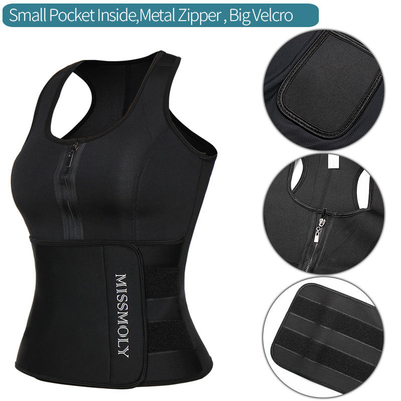 Women Neoprene Waist Trainer – Sweat Sauna Suit Waist Cincher Shapewear
