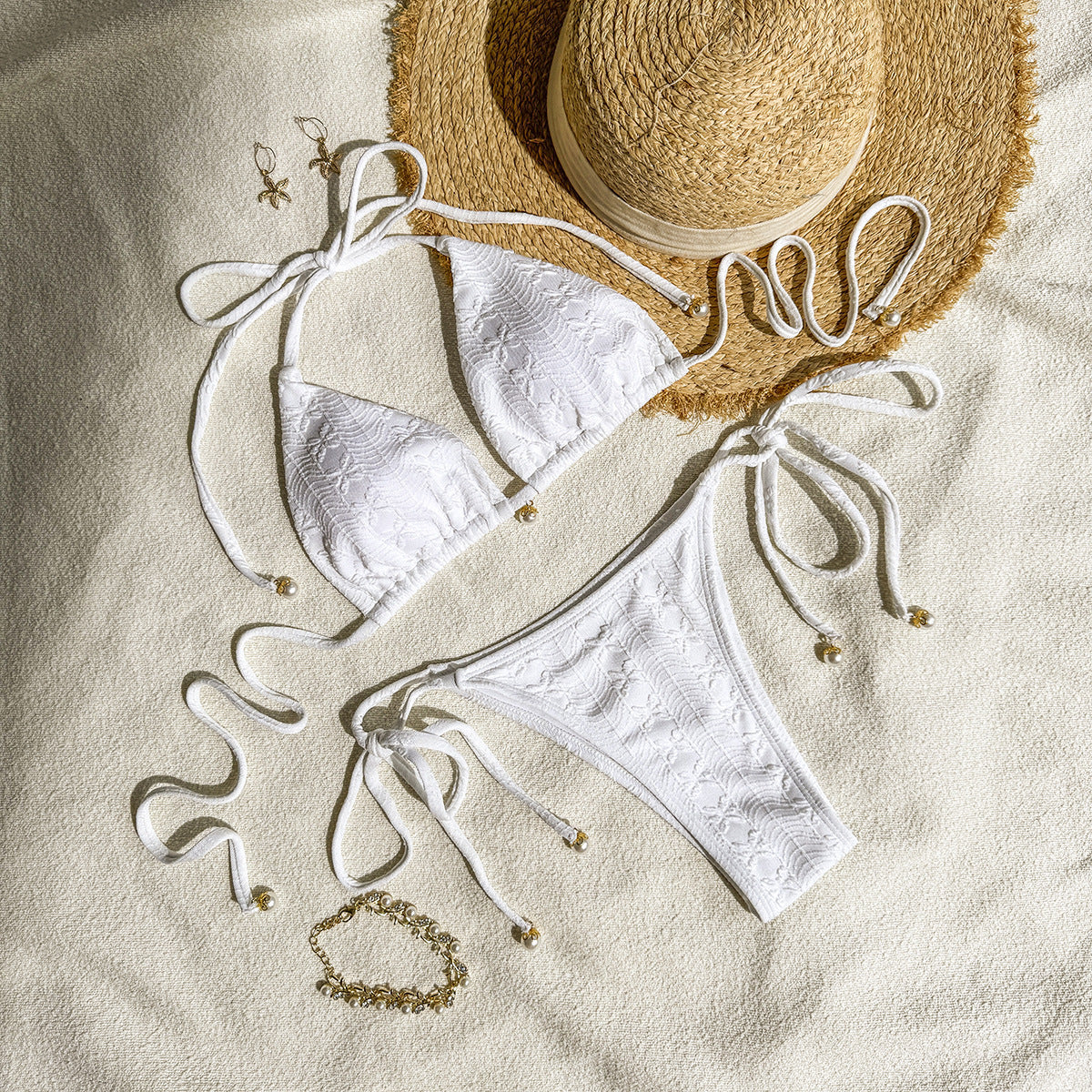 Halter Lace-up Bikini Summer Beach Bikini Women's Swimsuit - Leverage On Heroes Women Store