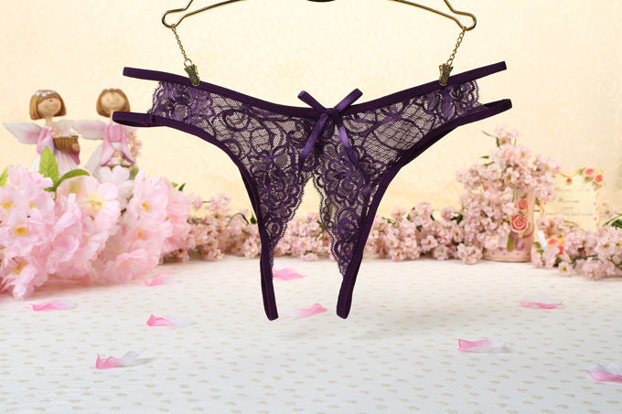 Women's Nylon Lace Thong Lightweight - Leverage On Heroes Women Store