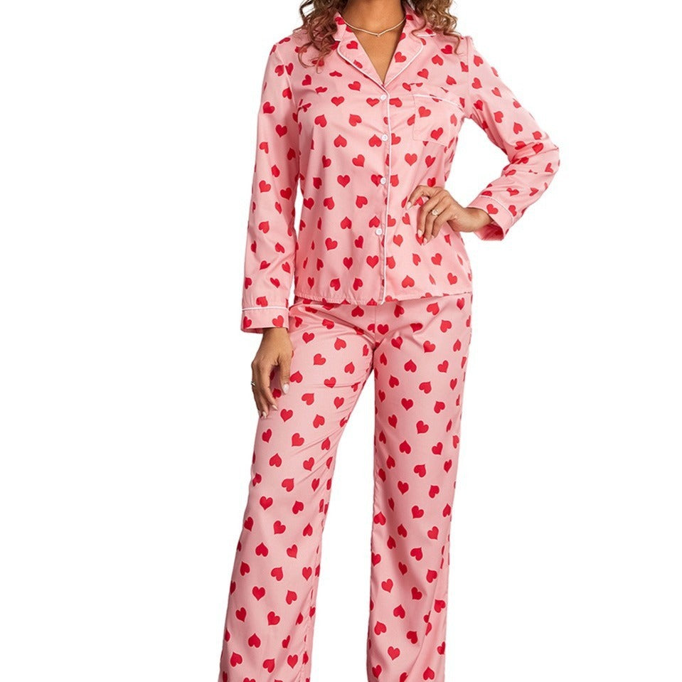 Cartoon Cute Thin Loungewear Suit - Leverage On Heroes Women Store