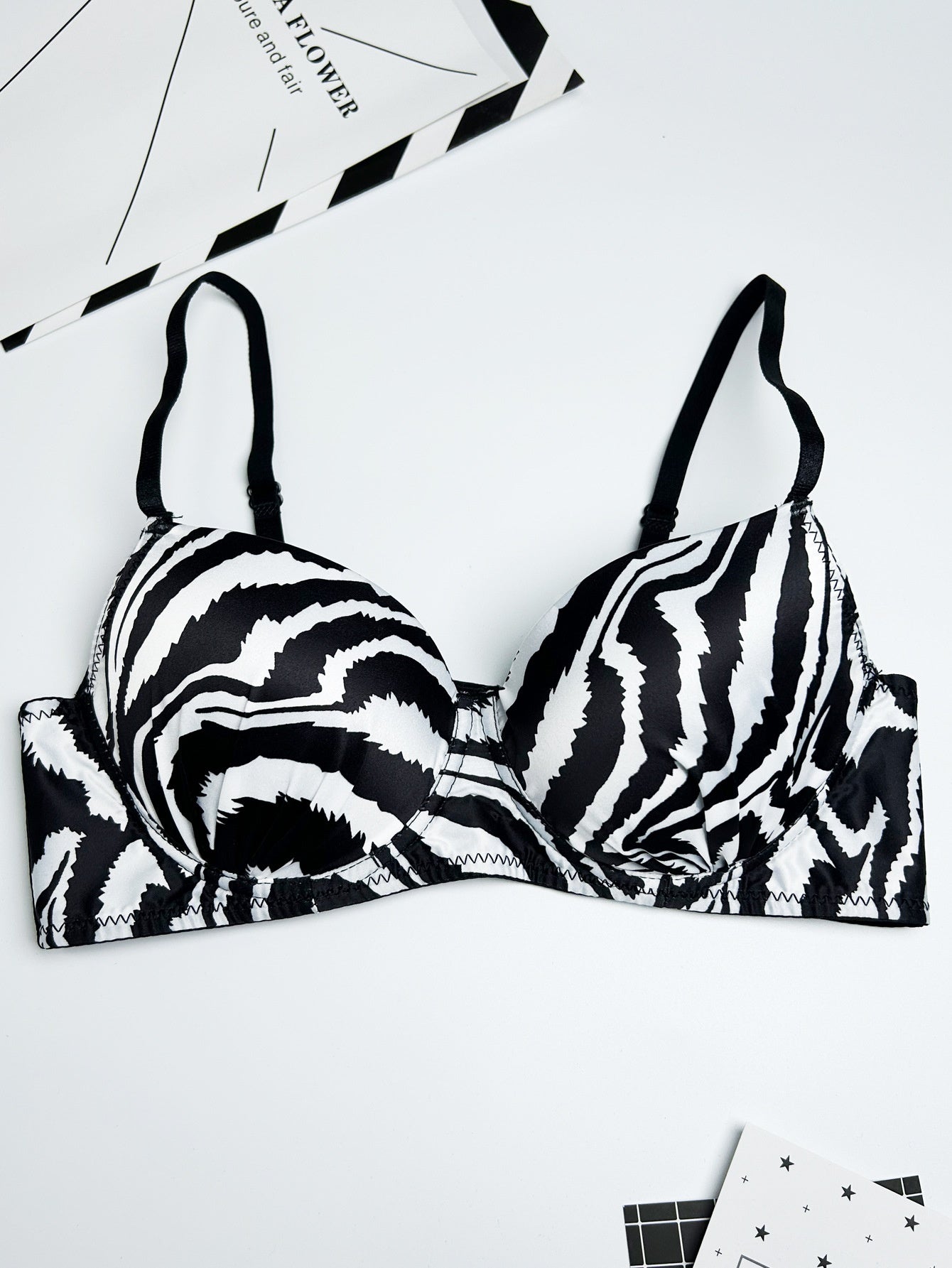Sexy Zebra Push Up Women's Bra - Leverage On Heroes Women Store