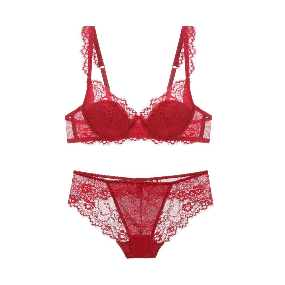 Ladies Underwear Thin Cotton Breathable Lace panty Set - Leverage On Heroes Women Store