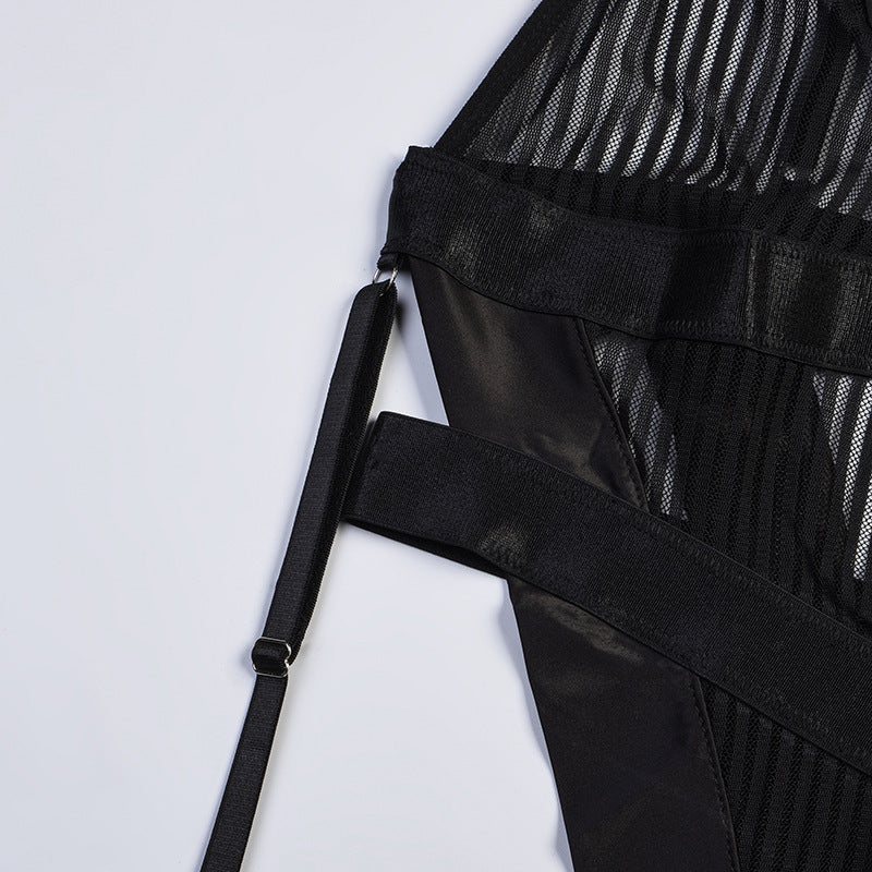 Sling Women’s Mesh Bodysuit – Body Shaper Shapewear