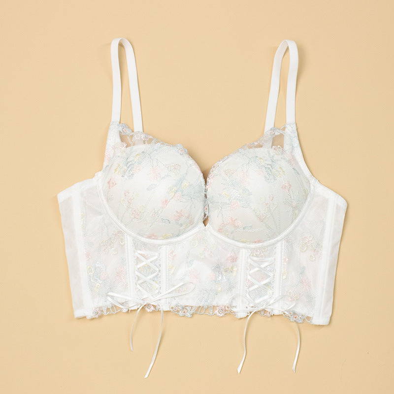 Ladies Push Up Adjustable Embroidered Sling - Leverage On Heroes Women Store