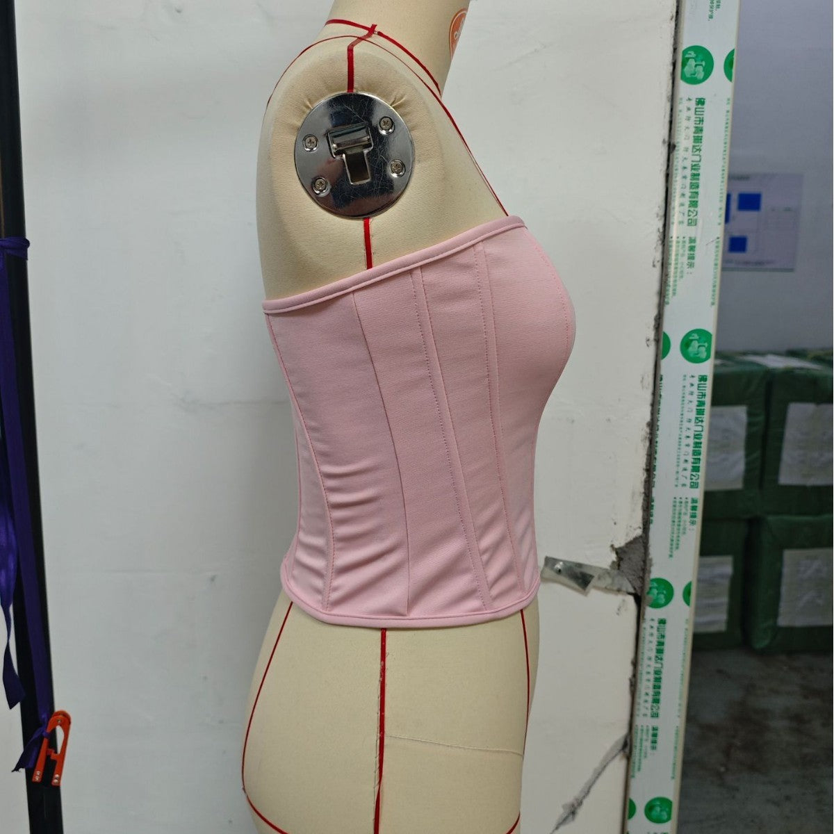 Love Fishbone Corset Hollow Out Shapewear - Leverage On Heroes Women Store