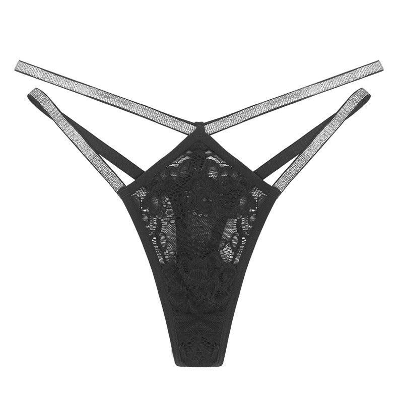 Mesh Traceless Adjustable Lace Thong - Leverage On Heroes Women Store