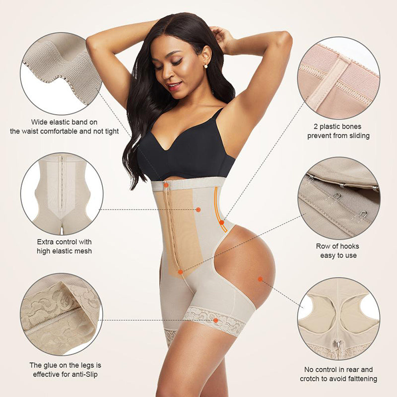 Women’s High Waist Shapewear – Butt Lifter, Tummy Control & Waist Trainer Corset
