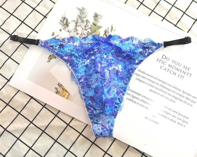 Thong embroidered lace on waist - Leverage On Heroes Women Store