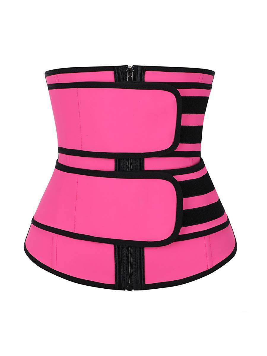 Double Waist Belt Waist Trainer – Steel Bone Neoprene Corset Shapewear