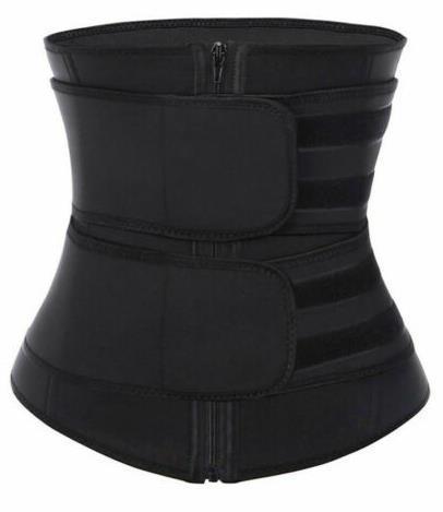 Double Waist Belt Waist Trainer – Steel Bone Neoprene Corset Shapewear