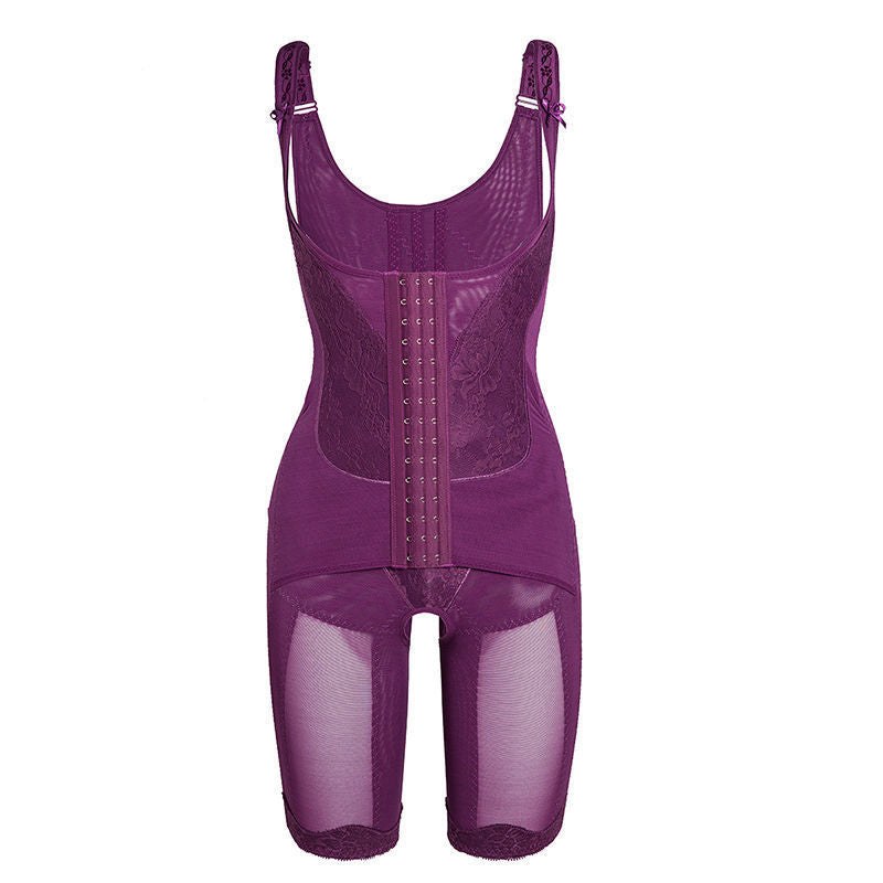 Bodysuit Buttoned Corset One-piece Shapewear - Leverage On Heroes Women Store