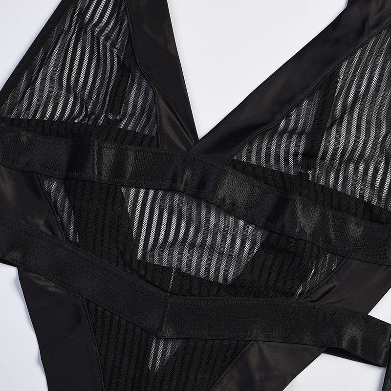 Sling Women’s Mesh Bodysuit – Body Shaper Shapewear