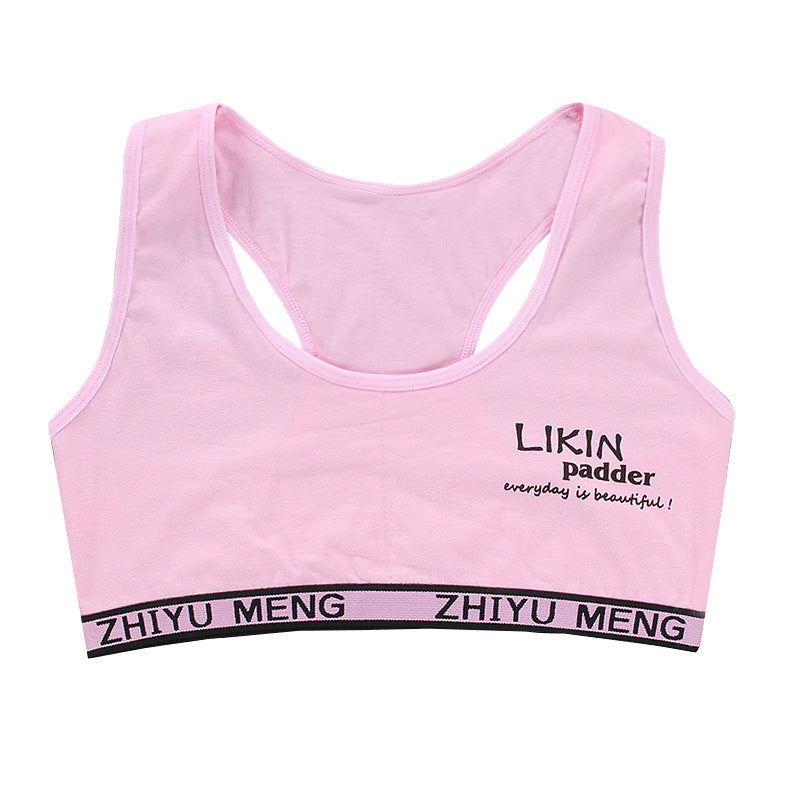 Children's Girl Bra Cotton Vest Underwear 8-16 Years Old 12 Developmental Girls - Leverage On Heroes Women Store