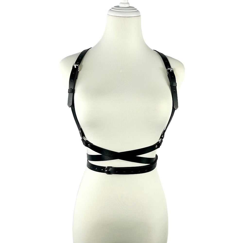 Women's Fashion Shapewear Leather Binding - Leverage On Heroes Women Store