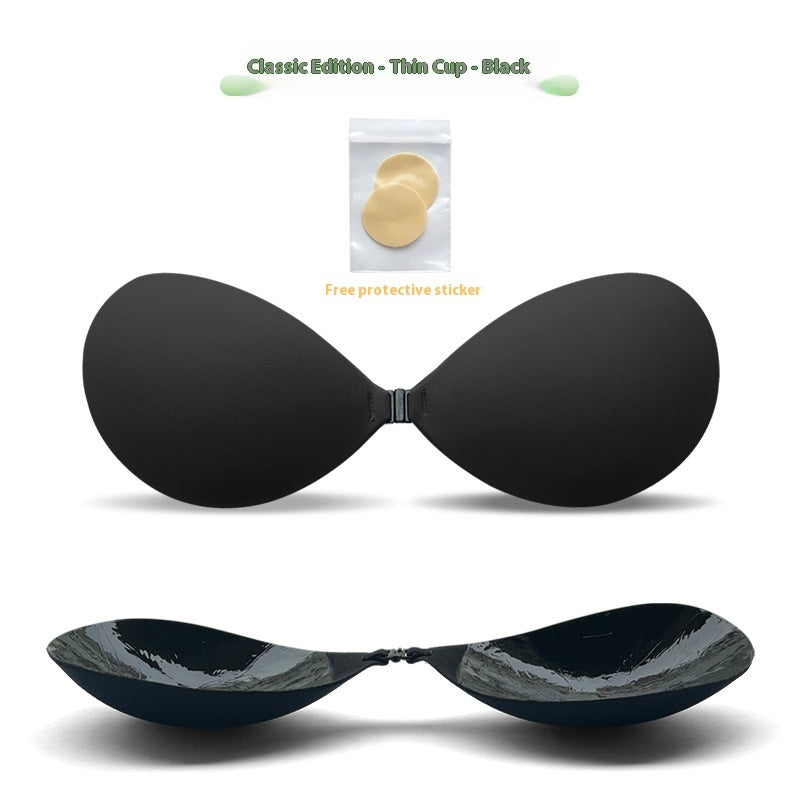 Thickened Seamless Push Up Small Breast Size Exaggerating Bra Silicone Nipple Sticker - Leverage On Heroes Women Store