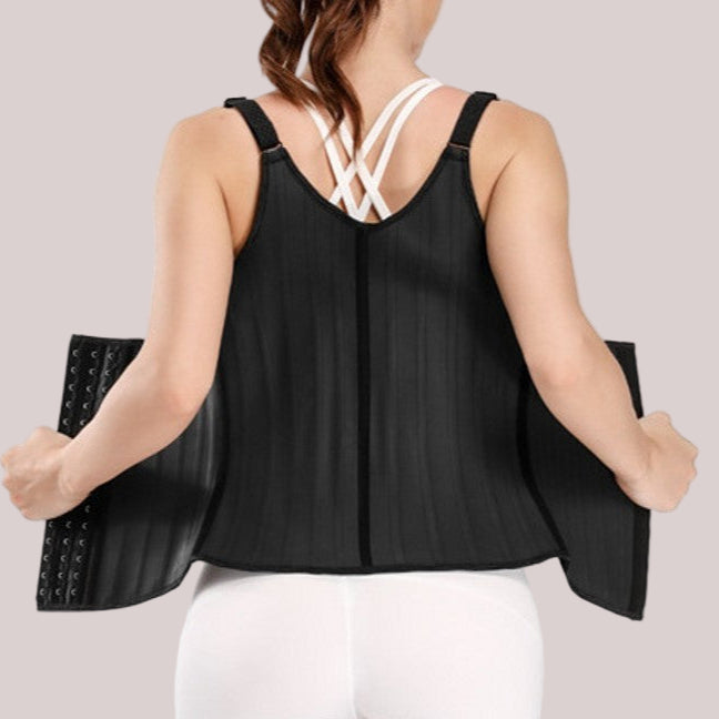 25 Steel Bone Smooth Latex Shapewear - Leverage On Heroes Women Store