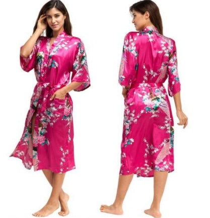 Satin Wedding Robe – Silk Sleepwear Robes for Brides