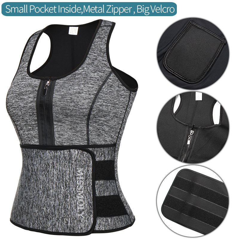 Women Neoprene Waist Trainer – Sweat Sauna Suit Waist Cincher Shapewear