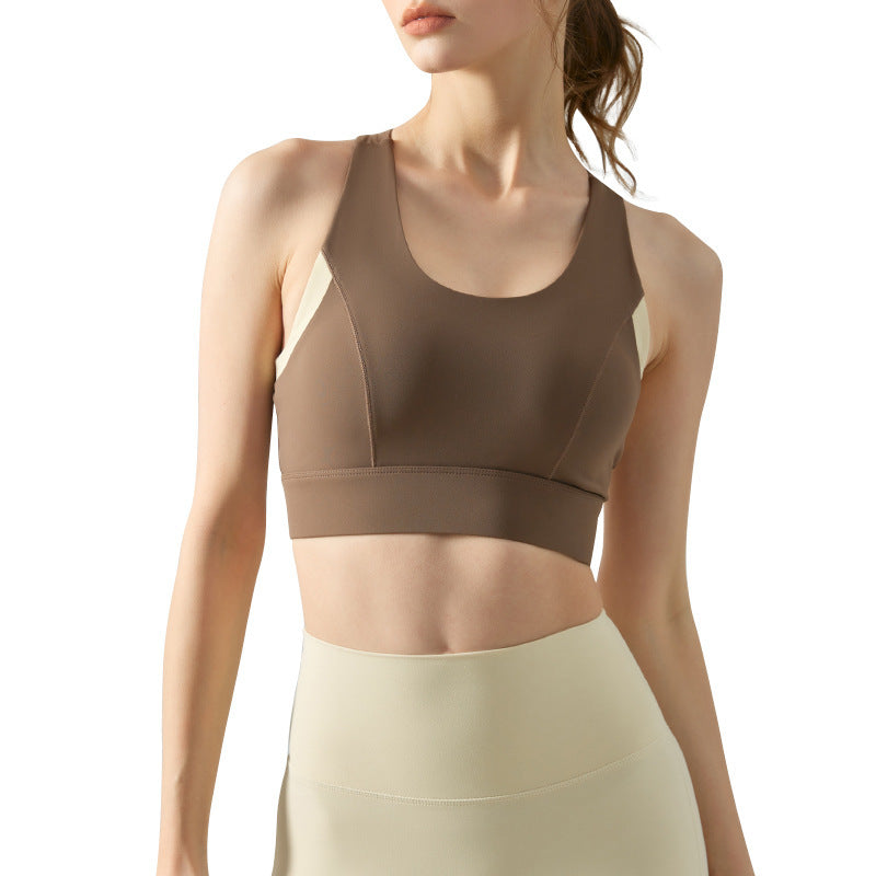 High-strength Sports Underwear One-piece Seamless Hook And Eye Closure Yoga Shockproof Back-beautifying - Leverage On Heroes Women Store