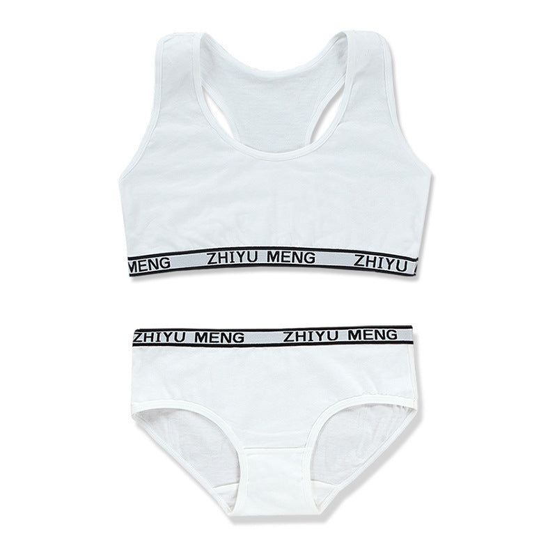 Girls Bra Set Without Steel Ring Without Insert - Leverage On Heroes Women Store