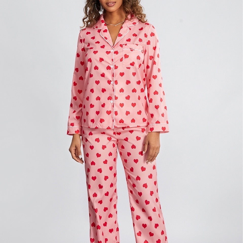 Cartoon Cute Thin Loungewear Suit - Leverage On Heroes Women Store