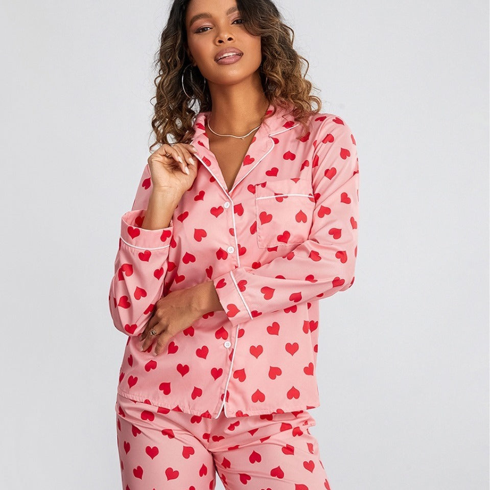 Cartoon Cute Thin Loungewear Suit - Leverage On Heroes Women Store