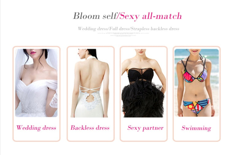 Invisible Push Up Bra Women's underwear - Leverage On Heroes Women Store