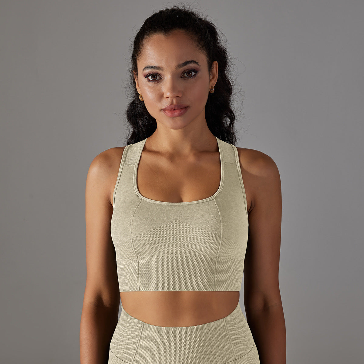New Seamless Quick-drying Yoga Clothes Sexy Beauty Back Shockproof Sports - Leverage On Heroes Women Store