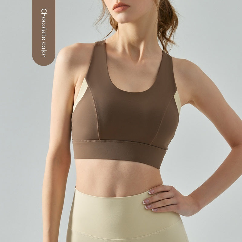 High-strength Sports Underwear One-piece Seamless Hook And Eye Closure Yoga Shockproof Back-beautifying - Leverage On Heroes Women Store