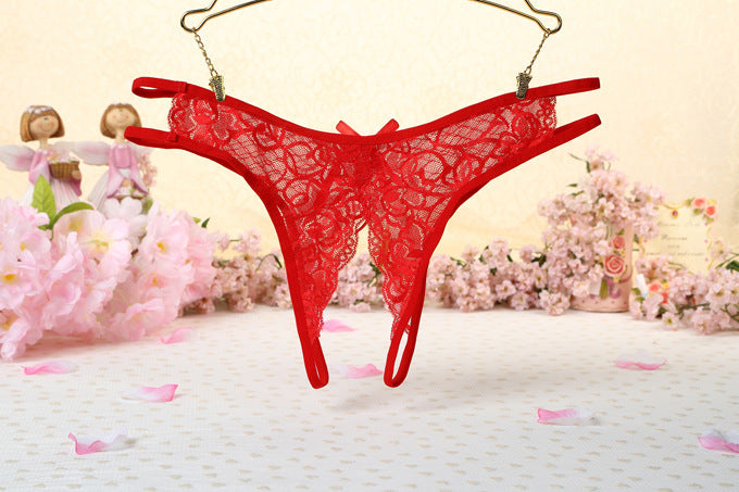 Women's Nylon Lace Thong Lightweight - Leverage On Heroes Women Store