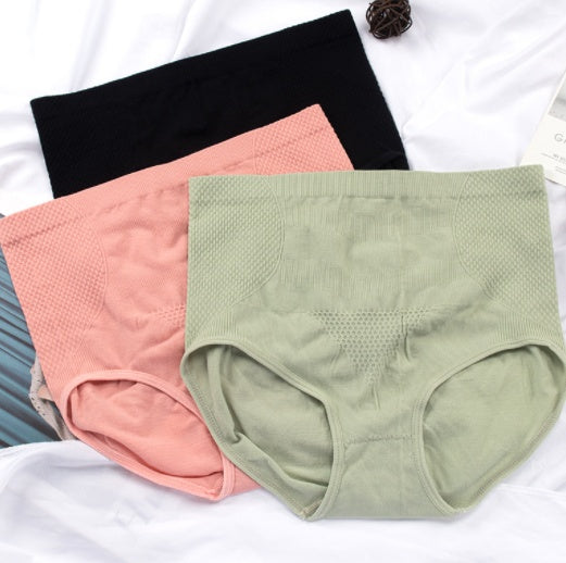 Seamless High Waist Honeycomb Design Graphene Panty - Leverage On Heroes Women Store