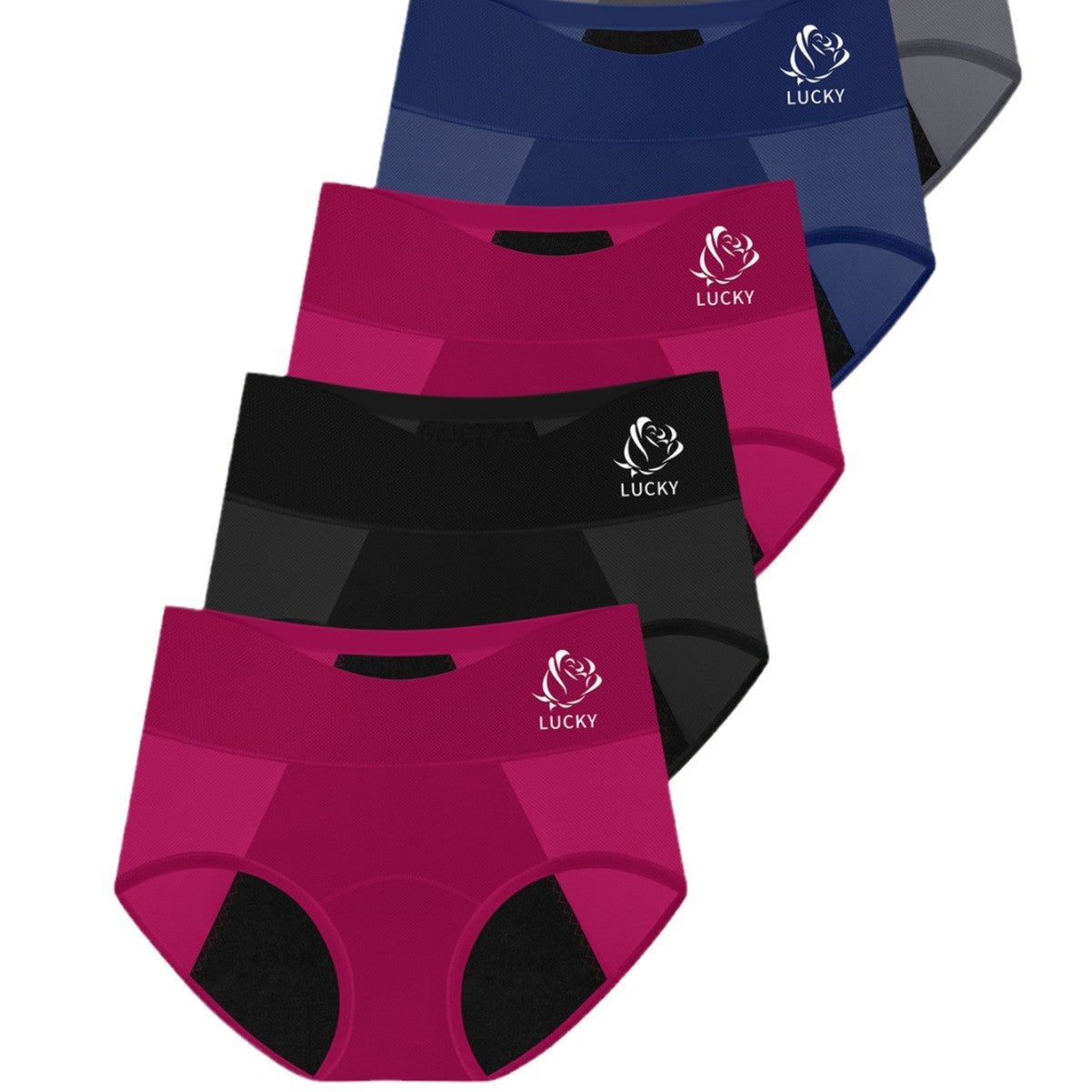 High Waist Menstrual Period Sanitary Panty Plus Size Breathable - Leverage On Heroes Women Store