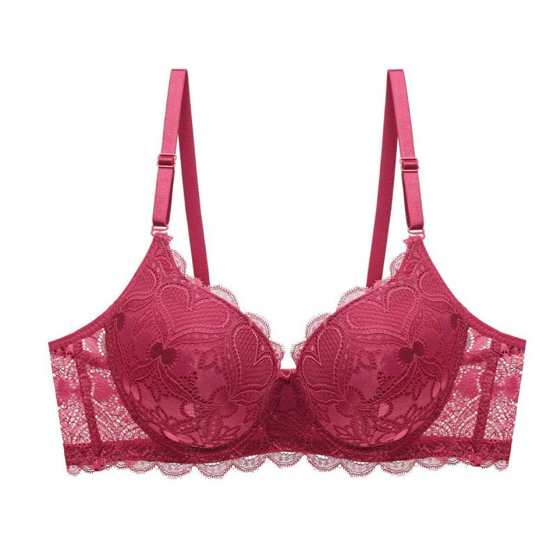 Lace Hollow Massage Push Up Bras Underwear For Women - Leverage On Heroes Women Store