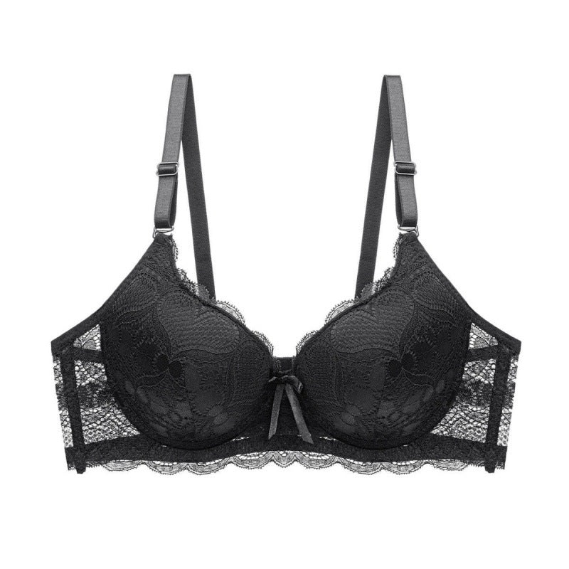 Lace Hollow Massage Push Up Bras Underwear For Women - Leverage On Heroes Women Store