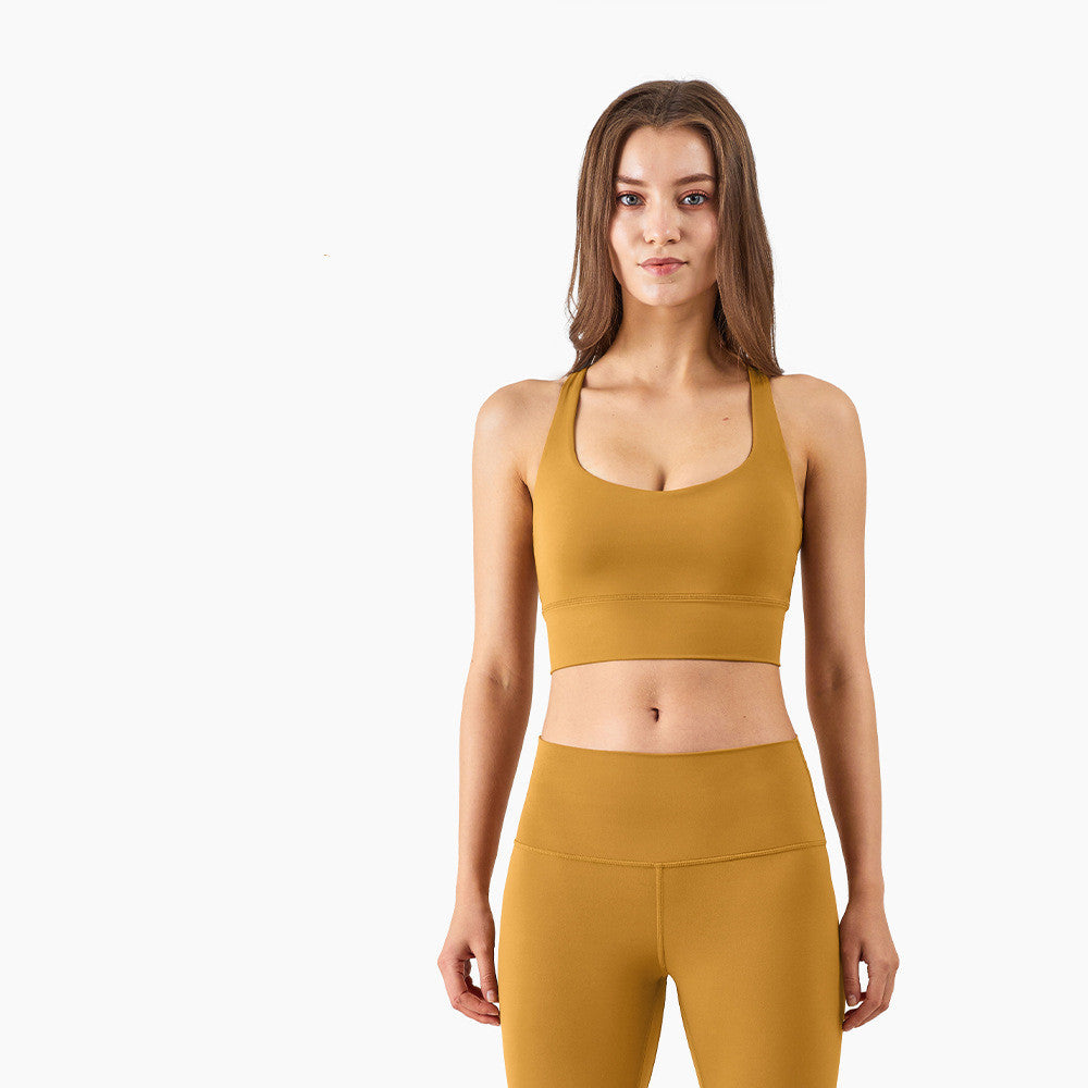 Cross Back Sports Shape Yoga - Leverage On Heroes Women Store