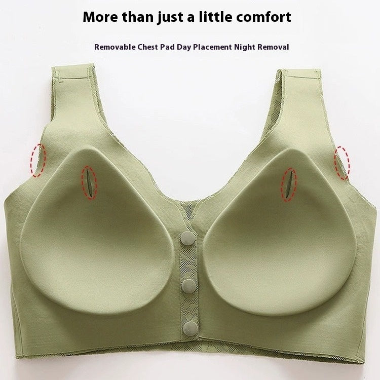 Push Up Wireless Breathable Thin Vest Type Bra - Leverage On Heroes Women Store