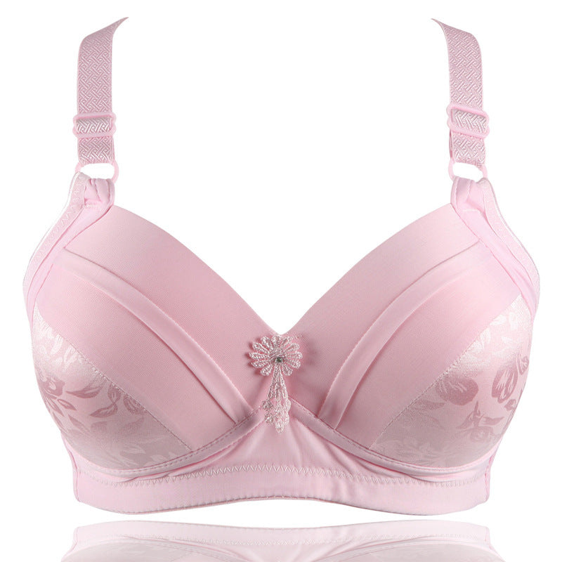 Smooth Wirless Push Up Bras Seamless Middle-aged And Elderly Women - Leverage On Heroes Women Store