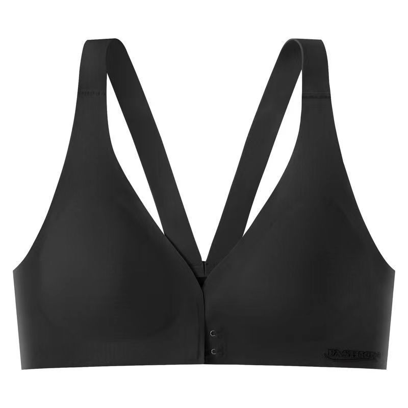 Seamless Ice Silk Back Shaping Underwear Front Buckle Push Up - Leverage On Heroes Women Store