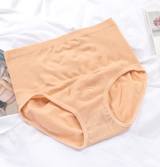 Seamless High Waist Honeycomb Design Graphene Panty - Leverage On Heroes Women Store