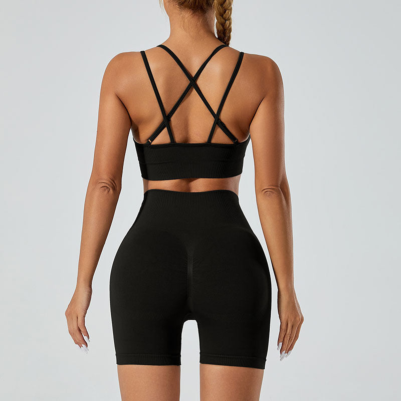 Seamless Sports High Waist Hip Lift Yoga Suit - Leverage On Heroes Women Store