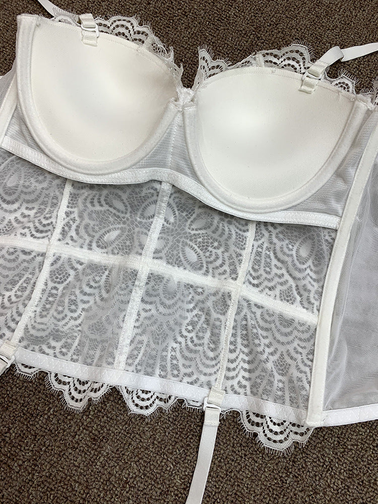 Deep V Bra Set Push Up - Leverage On Heroes Women Store