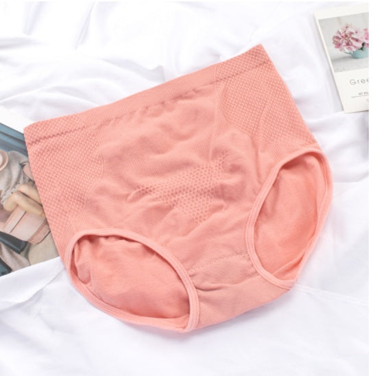 Seamless High Waist Honeycomb Design Graphene Panty - Leverage On Heroes Women Store