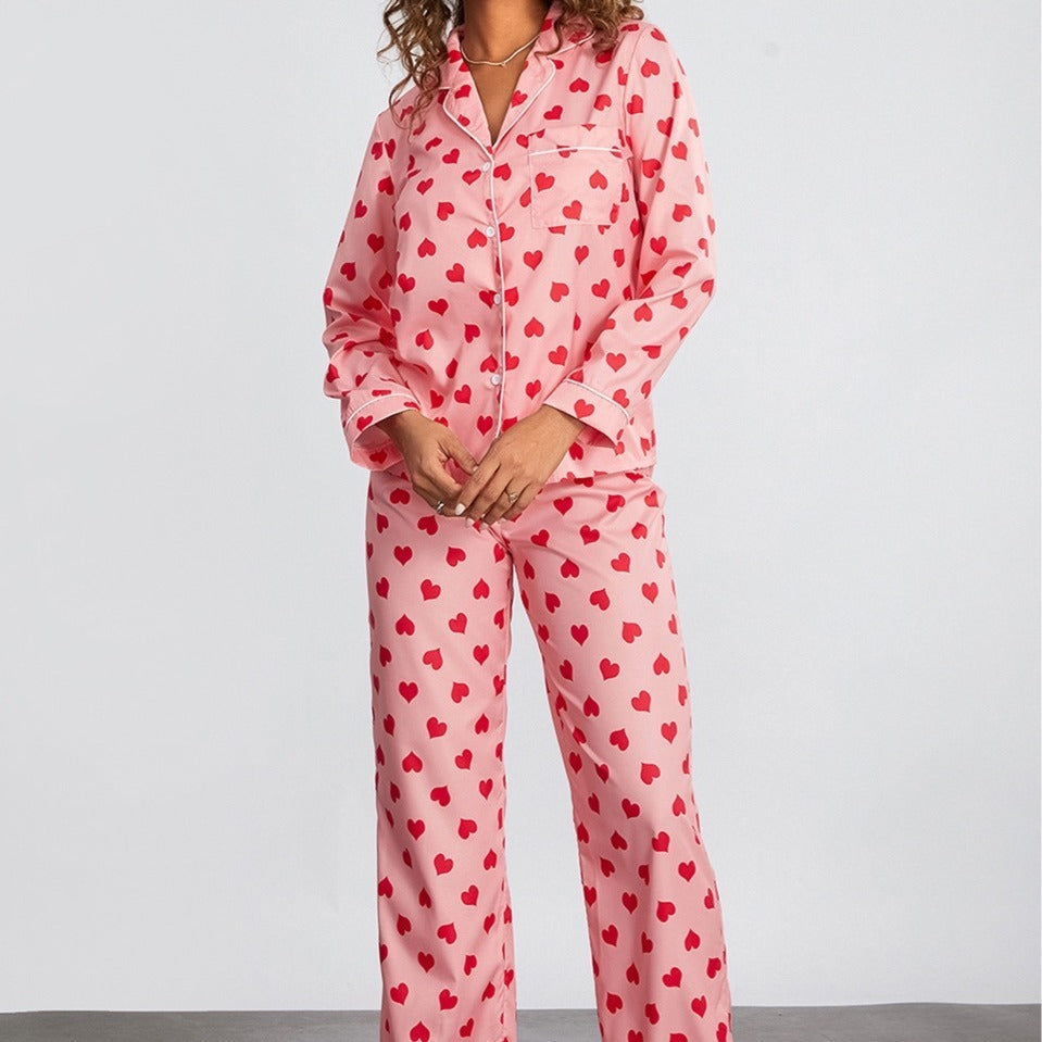 Cartoon Cute Thin Loungewear Suit - Leverage On Heroes Women Store