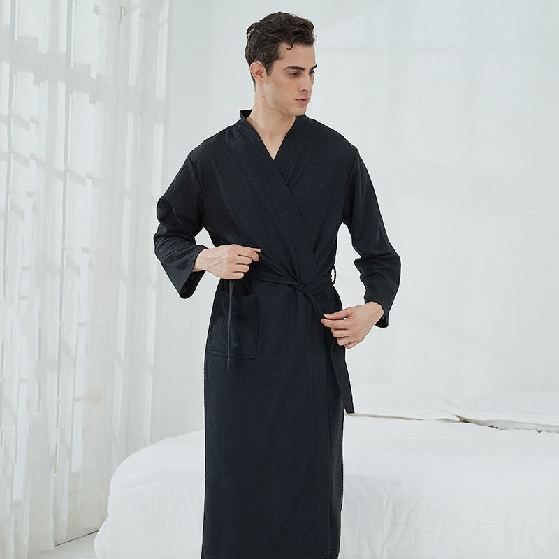 Couple Robes Sleepwear Women Men Loungewear Bathrobe - Leverage On Heroes Women Store