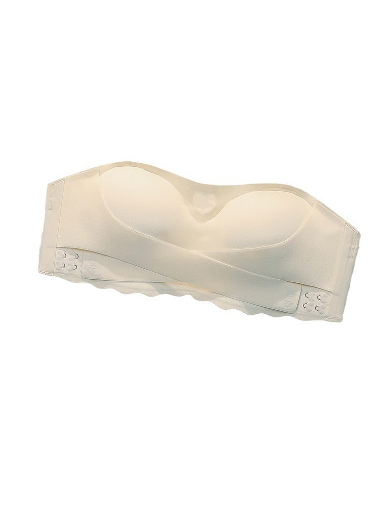Women's Strapless Underwear With Front Buckle Non-slip Push Up - Leverage On Heroes Women Store